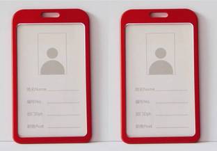 R K SALES Aluminum ID Badge Holder
