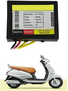 FKOK Front, Rear LED Indicator Light for Suzuki Access