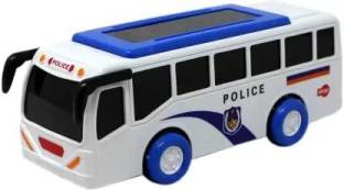 SR Toys Exclusive Police Bus Toy Car for 2 3 4 5 Year Old Kids