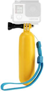 quikprof Floating Camera Hand Grip Handle Mount for GoPro Hero 2/3/3 (Yellow) Strap