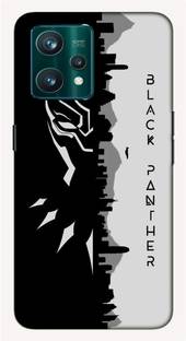 iprinto Back Cover for Realme 9 Pro PLUS 5G, RMX3392 Black panther Back Cover