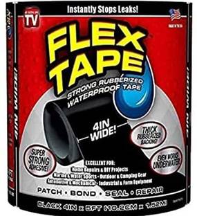 GVJ TRADERS Waterproof Rubberized Seal Sealant Repair Tape to Stop Leakage of Kitchen Sink. 10 cm Anti Slip Tape