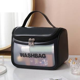 Alpyog PVC Zipper Cosmetic Travel Toiletry Makeup Wash Bag Organizer Carry Pouch