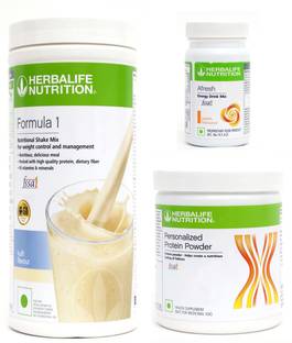 Herbalife Nutrition FORMULA1 KULFI 500 G PROTIEN 200 G AFRESH ENERGY DRINK PEACH 50 G Whey Protein