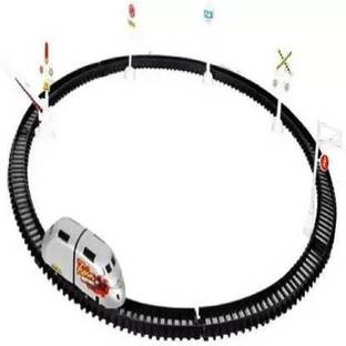 teezy High Speed Metro Train with Track & Signals Battery Operated Train Toy