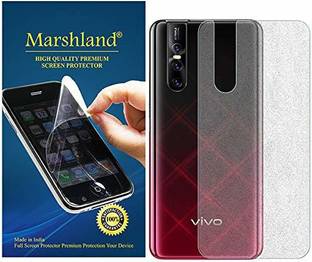 MARSHLAND Back Screen Guard for Vivo v15 pro Matte Finish Anti Scratch Bubble Free Transparent