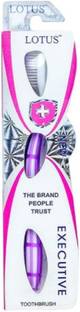 bhauvik Lotus Flex Executive Toothbrush With soft Grade bristles (pack of 1) Ultra Soft Toothbrush