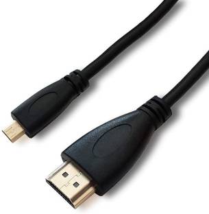 FOX MICRO  TV-out Cable 1.5m Micro HDMI Male to HMDI Male Cable Cord for Raspberry Pi 4 Sony A6000 A6300