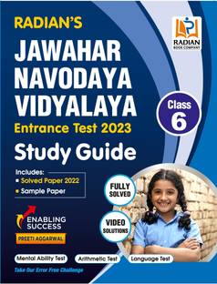 Jawahar Navodaya Vidyalaya Guidebook Class 6 for Entrance Exam 2023 (English Medium)