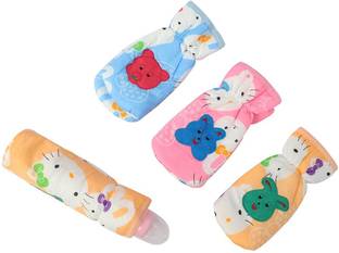 ADRIEL BRINGING JOY New Born Baby feeding bottle covers pack of 3 Soft Plus Stretchable