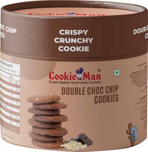 Cookieman Double Choco Chip Cookies | Chocolate Cookie with Chocochips Cookies Biscuit