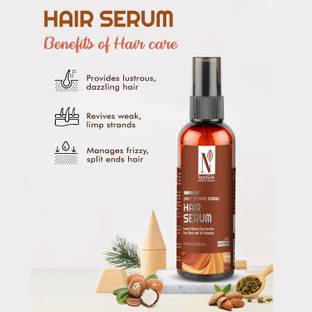 Nutriglow Advanced Organics Dry & Damage Repair Hair Serum/Instant Shine/Fizz-free hair/No Parabens