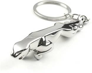 gtrp Jaguar Logo Metal Key Chain (Silver) Key Chain