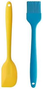 chapo Full Silicone Spatula Combo with Oil Pastry Brush (pack of-2) Kitchen Tool Set