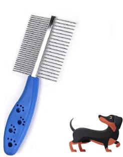 WOOFS Needles Dog Comb Hairbrush Grooming for Small & Medium Dogs Basic Comb for Dog & Cat Basic Comb for  Dog, Cat