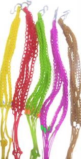 HOIVA POT HANGING ROPE PACK OF 5 MULTIPLE NYLON ROPE PLANT HANGING Plant Container Set