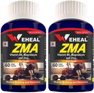 WEHEAL ZMA (Zinc, Magnesium and Vitamin B6) for Nighttime Recovery