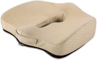 The White Willow Coccyx Orthopaedic Seat Cushion for Relief From Lower Back, Sciatica, Lumbar Pain Back / Lumbar Support