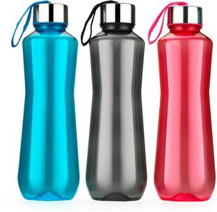 Raghunandan फ्रिज, स्कूल के लिए स्टील कैप के साथ पानी की बोतल 1000 ml बॉटल