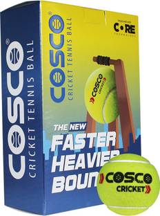 COSCO The New Faster Heavier Bouncier Cricket Tennis Ball