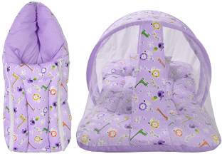 BABY KINGDOM Cotton Baby Bed Sized Bedding Set