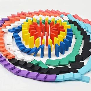 jmv Domino Set Toy With 100 Pieces For Kids | Toys For Kids (Multicolor)