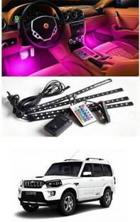 APICAL Car Atmosphere Lights Car LED Strip Light 4pcs For Scorpio Car Fancy Lights