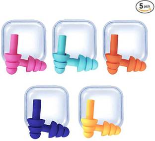 El Syco Soft Silicone Noise Reduction Ear Plugs for Sleeping Reusable for Travel ,Flight Ear Plug