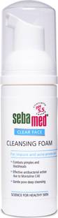 Sebamed Clear Face Cleansing Foam | pH 5.5 I Combats Pimples; Blackheads Face Wash