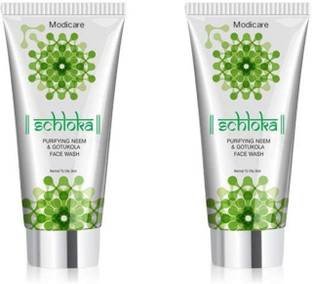 Modicare SCHLOKA NEEM & GOTUKOLA FACEWASH (60 ml X 2) Face Wash