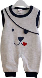 LUV-DUB Romper For Baby Boys & Baby Girls Casual Printed Pure Cotton
