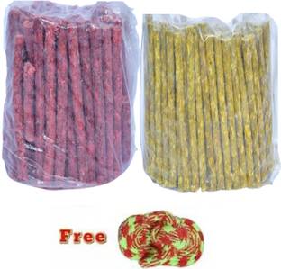 Slatters Be Royal Store Dog Chew Munchy Sticks Combo Chicken Flavor 250 gm+Mutton Flavor 250 gm Chicken Dog Treat