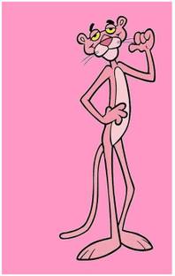 The Pink Panther Big Size Flex Poster For Room MD-3667 Photographic Paper
