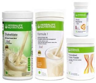 Herbalife Nutrition FORMULA1BANANA500G PROTIEN200 GAFRESH ENERGY DRINK ELAICHI 50 G SHAKEMATE 500 G Energy Drink