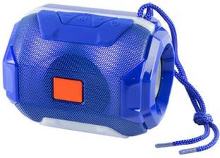 Techobucks Ulta HD Bass Bluetooth mini Speaker with Subwoofer,FM LED Flashing Lights 10 W Bluetooth Speaker