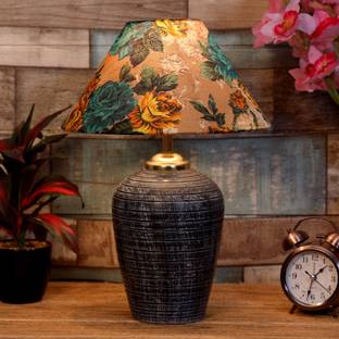 foziq Traditional Terracotta Table Lamp