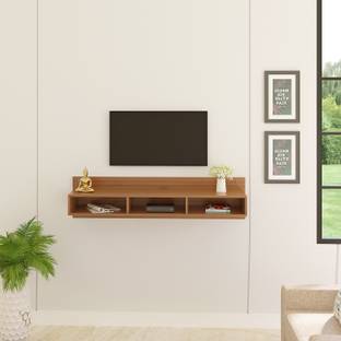 BLUEWUD Reynold TV Stand with Storage Shelves for Decor Display Upto 42 Inches Engineered Wood TV Entertainment Unit