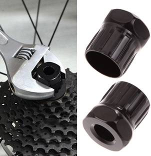 IndiaLot Bicycle Flywheel Freewheel Locking Remover Bike Repair Tool (Black) Bicycle Brake Disk