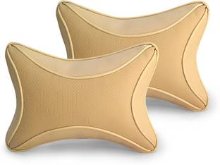 Kingsway Beige Memory Foam Car Pillow Cushion for Universal For Car