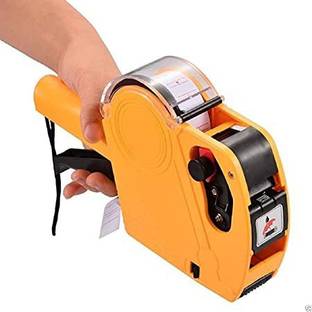 greengrow Labeller Printing Rate Printer MRP Rate Gun) Label Gun 8 Digits with 2 Ink Rolls Label Stamping Machine