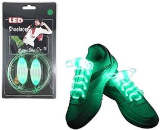 TrustShip Green LED Shoelaces Light Casual Sneaker For Night Dance And Kitty Parties LED Spot Light