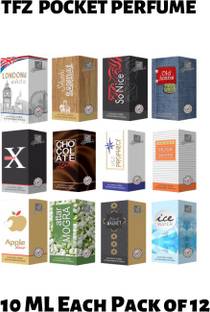 tfz Mix Pocket Perfume 10ml Each (Pack of 12) Perfume  -  120 ml