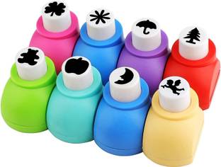 Kandle 8pcs Paper Punch Set For Scrapbook Cards Craft and Greeting Card Punches & Punching Machines