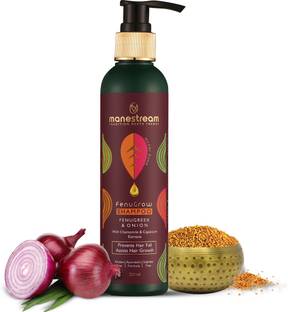 Manestream Fenugrow Hair Fall Control Shampoo, Ayurvedic Hair Growth With Onion & Fenugreek
