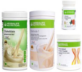 Herbalife Nutrition FORMULA1 VANILLA500PROTIEN200GAFRESHENERGYDRINK TULSI 50 G SHAKEMATE 500 G Energy Drink