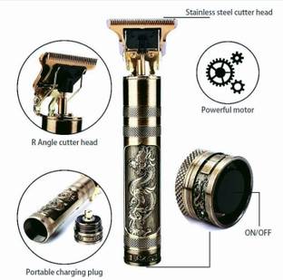 NKKL Professional T99 Maxtop Golden trimmer clipper shaver Beard Hair Trimmer N217 Grooming Kit 12000 min  Runtime 8 Length Settings