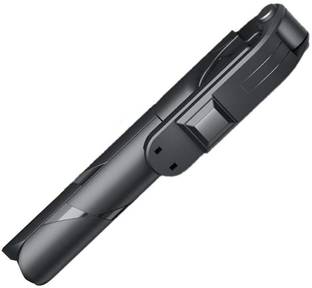 CHG 360 DEGREE ROTATIONAL WIRELESS SELFIE TRIPOD WITH REMOTE CONTROL FOR PHOTOSHOOT. Tripod