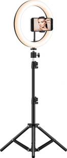 Wrapo 26" 10inch Led Selfie Ring Light with Stand, Big Led Camera Light with Cool Warm Mix Light, Led Circle Light for Video Live Stream Makeup Tripod Kit