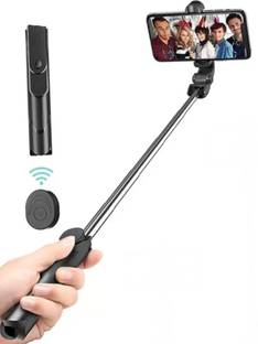Uborn SELFIE STICK WITH STAND,REMORT CONTROLL WIRELESS TRIPOD FOR VIDEO & PHOTO SHOOT. Tripod