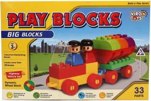 Virgo Toys Play Blocks Highway Vehicle set